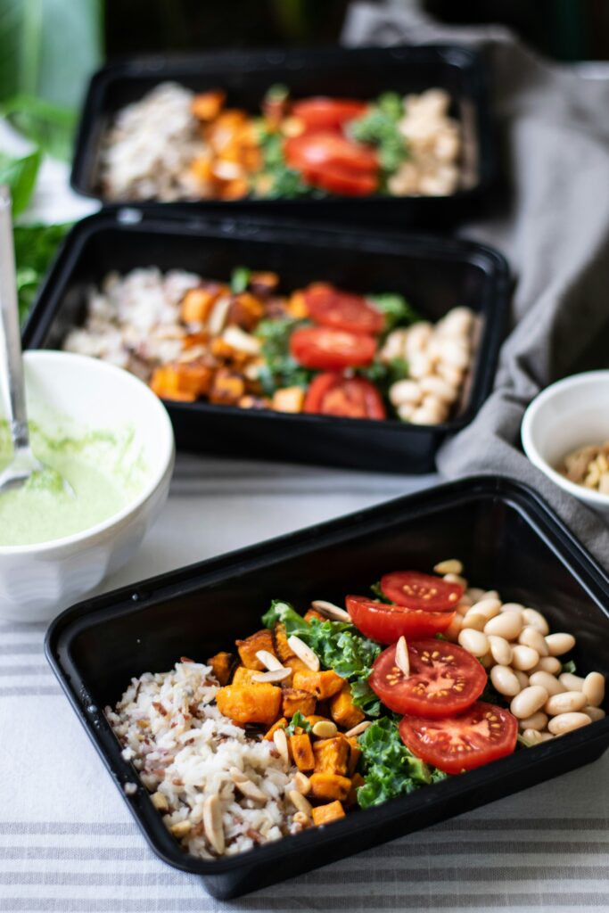 meal prep high-protein lunches for work