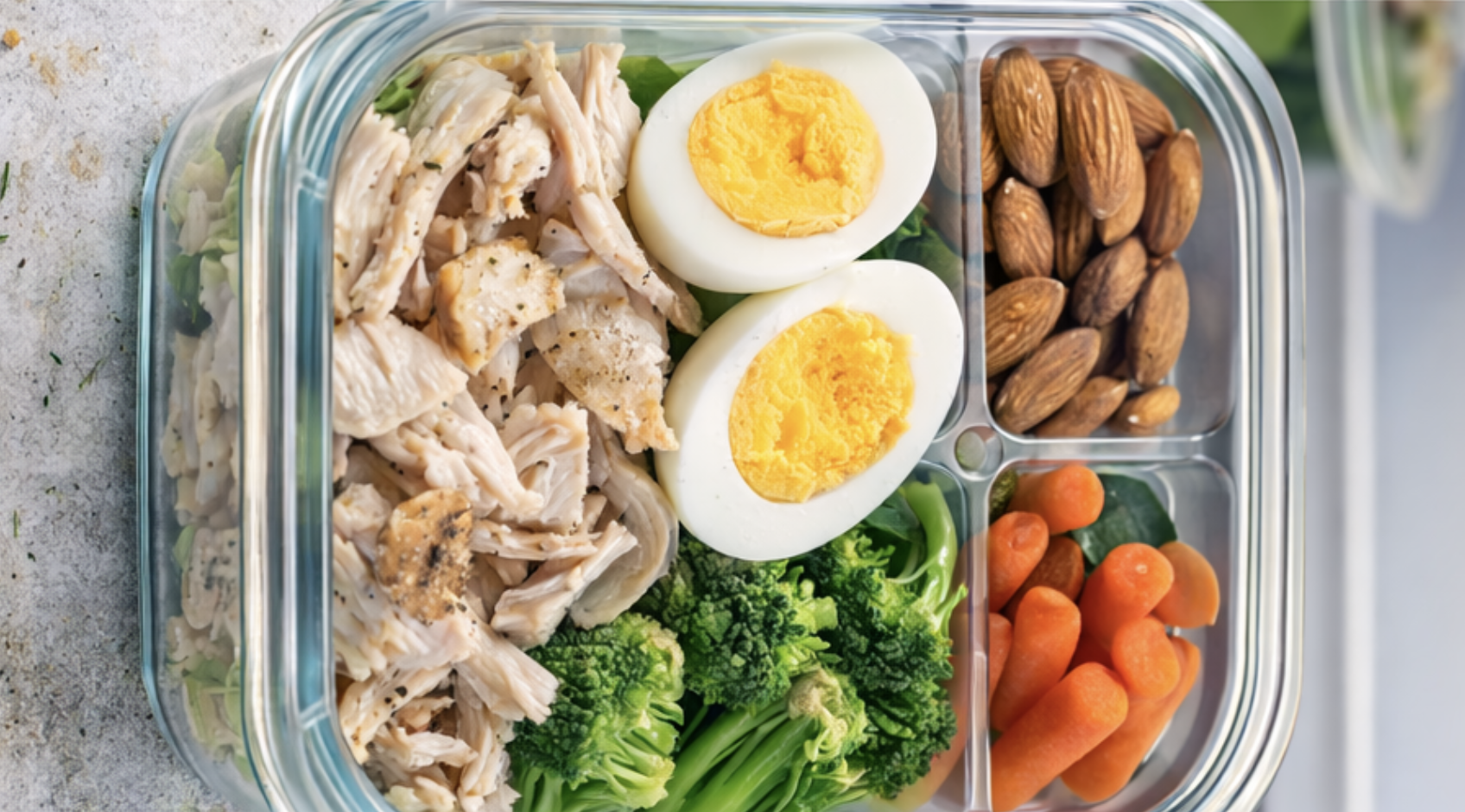 high-protein snack box lunch without reheating