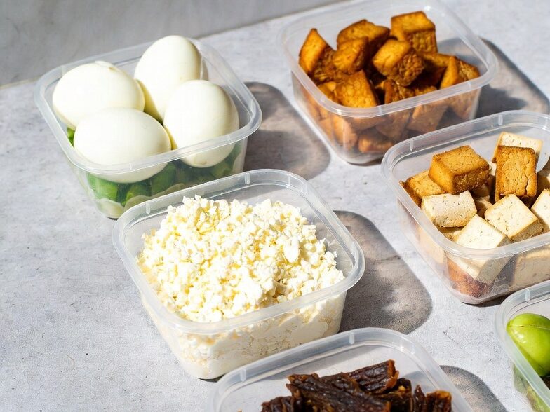 meal prep high-protein snacks under 200 calories